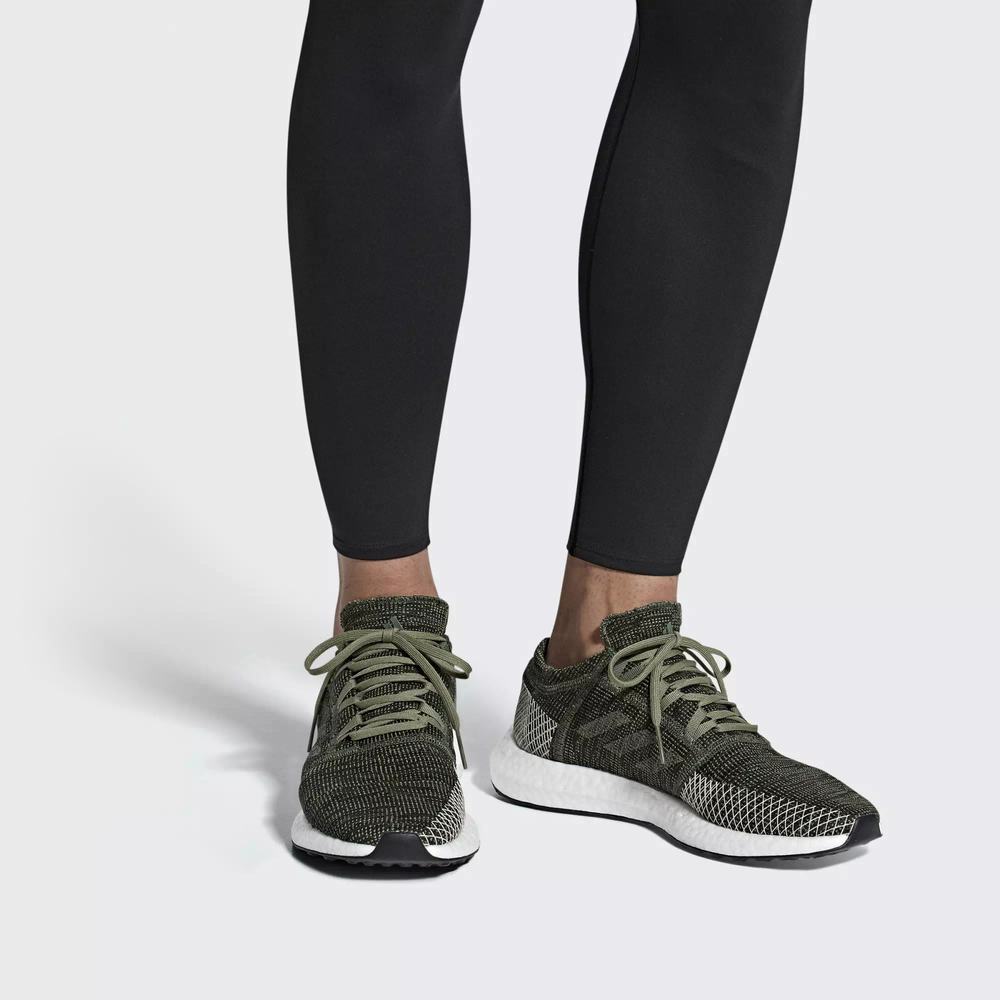 Adidas Pureboost Go Tenis Para Correr Verdes Para Hombre (MX-73774)